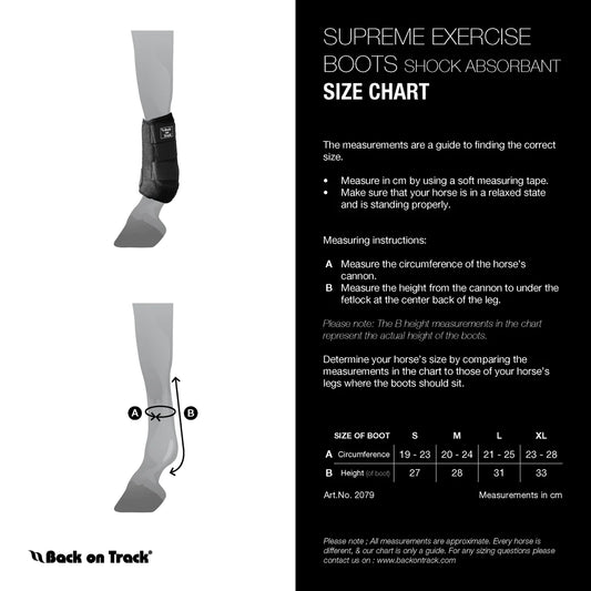 Supreme Exercise Boots w/Shock Absorbent Pad
