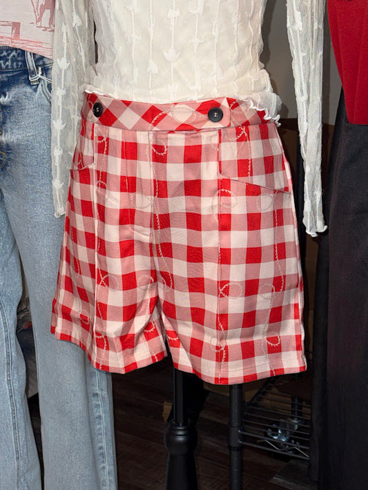 GINGHAM GAL SHORTS