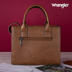 Wrangler Leopard Print Tote/Crossbody - Leopard