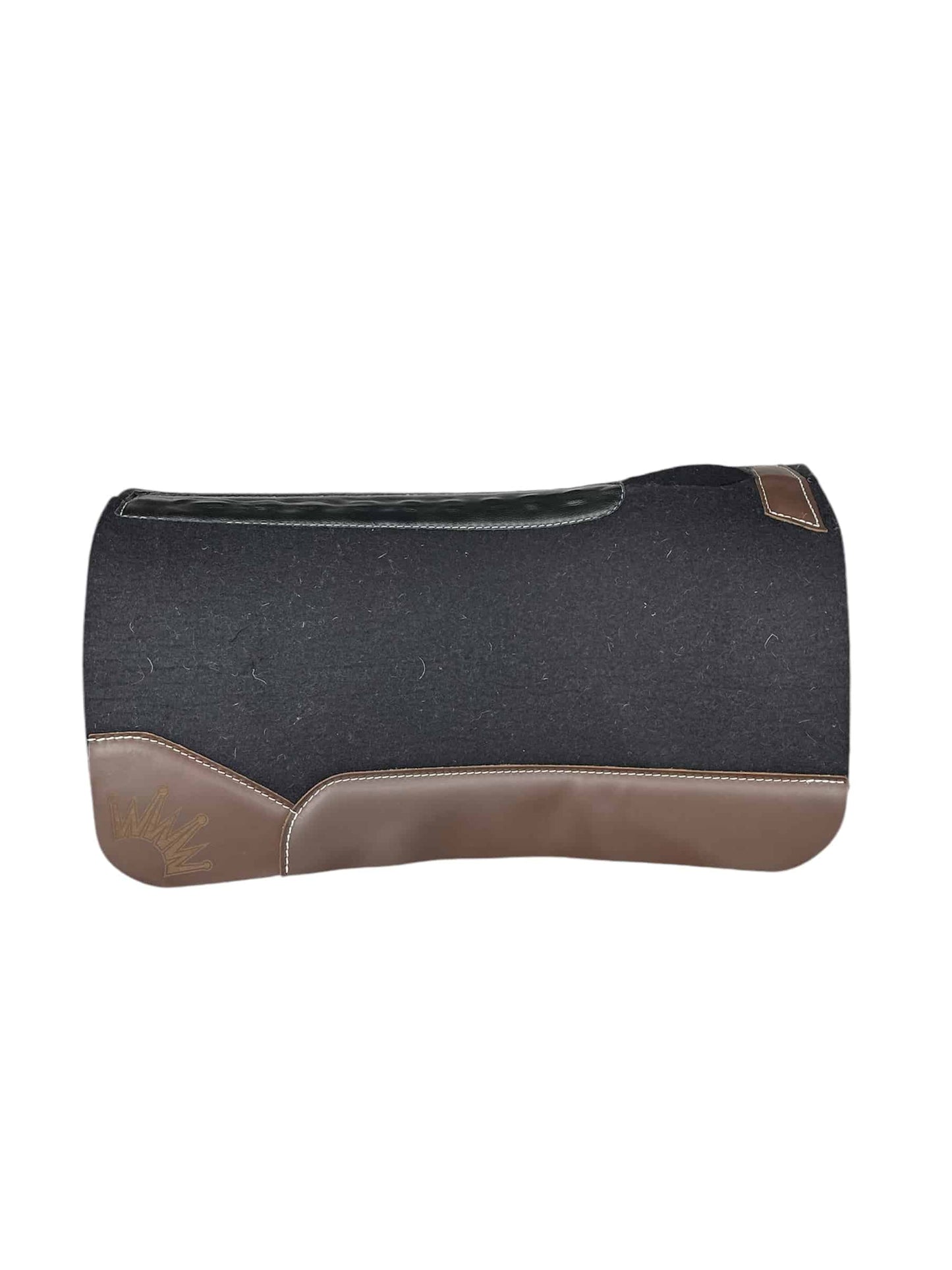 32x32 1" Kush Black Wool Saddle Pad