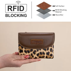 Wrangler Tri-Fold Wallet -Leopard