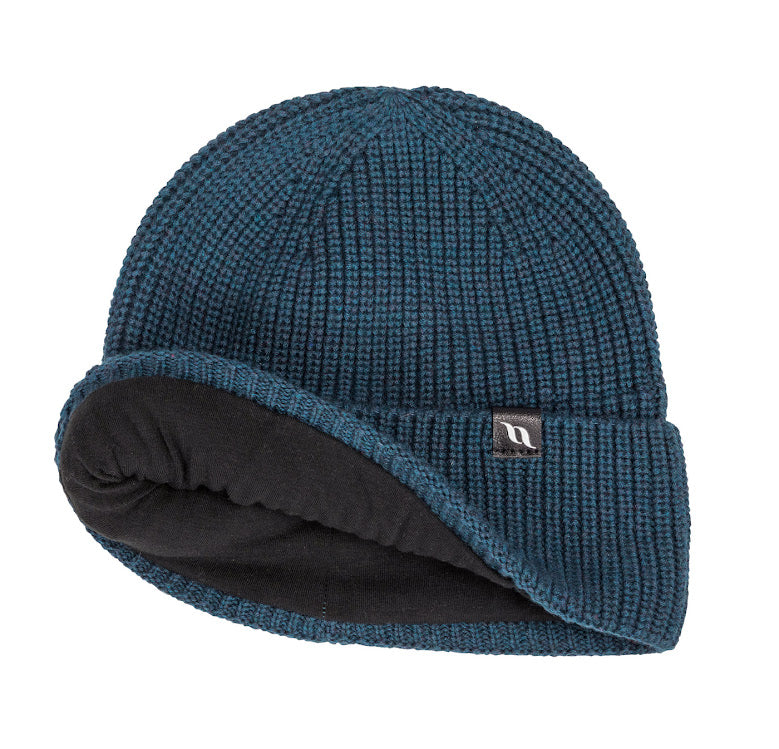 Ava Woolblend Knitted Beanie with Cuff