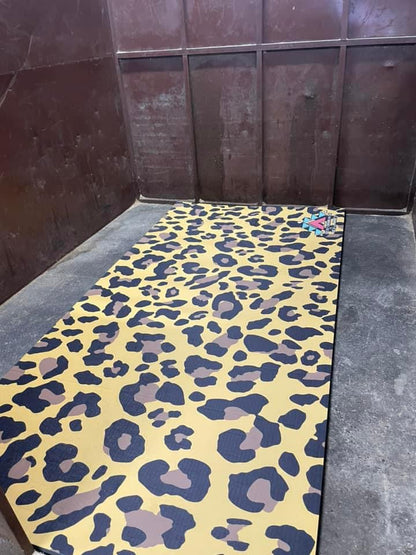 Portable Stall Mat Leopard Design 5x10