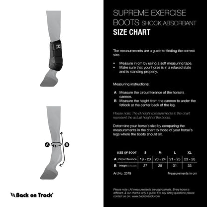Supreme Exercise Boots w/Shock Absorbent Pad