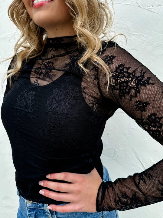 Floral Lace Top