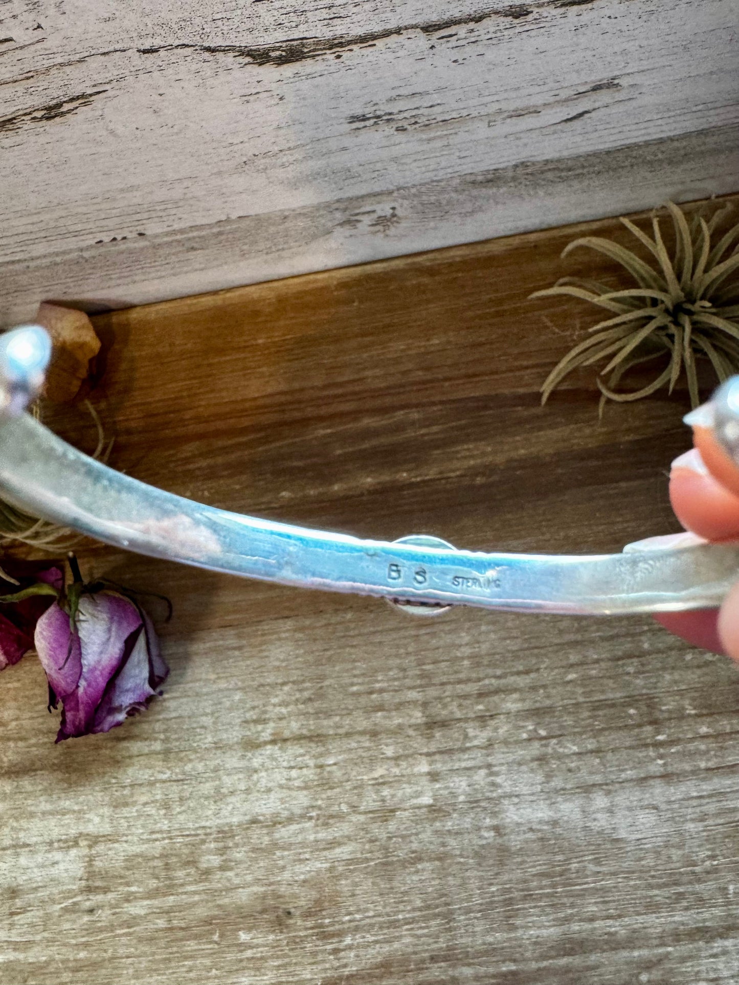 Orange Spiny Oyster Cuff Bracelet – Sterling Silver