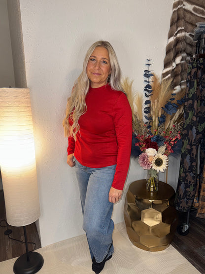 CLOUD BASIC L/S *ROJO