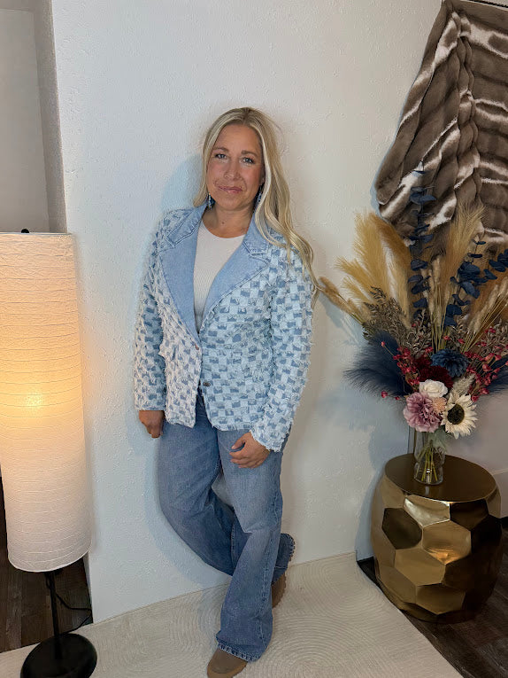 Checkidy Check CHECKITY CHECK BLAZER – Renegade Cowgirls