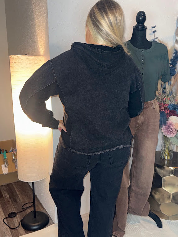 URBAN DENIM HOODIE *MIDNIGHT