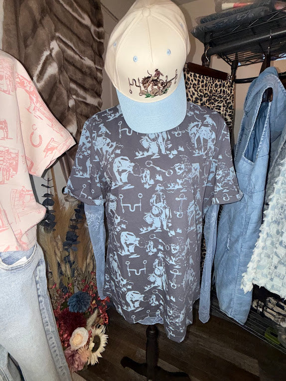 BLUE BUCKS TEE