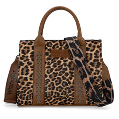 Wrangler Leopard Print Tote/Crossbody - Leopard