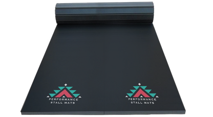 6x9 Portable Stall Mat Kit Black