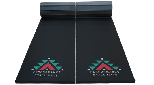 6x9 Portable Stall Mat Kit Black