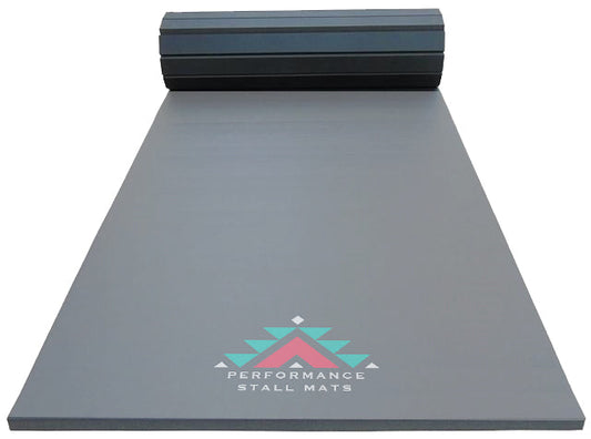 Portable Stall Mat Charcoal Grey 5x10
