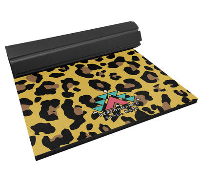 Portable Stall Mat Leopard Design 5x10