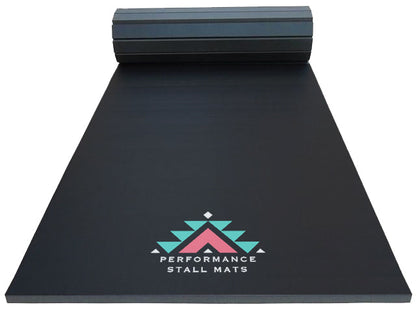 Portable Stall Mat Black 3x9