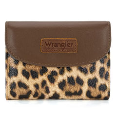 Wrangler Tri-Fold Wallet -Leopard