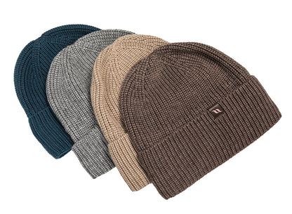 Ava Woolblend Knitted Beanie with Cuff